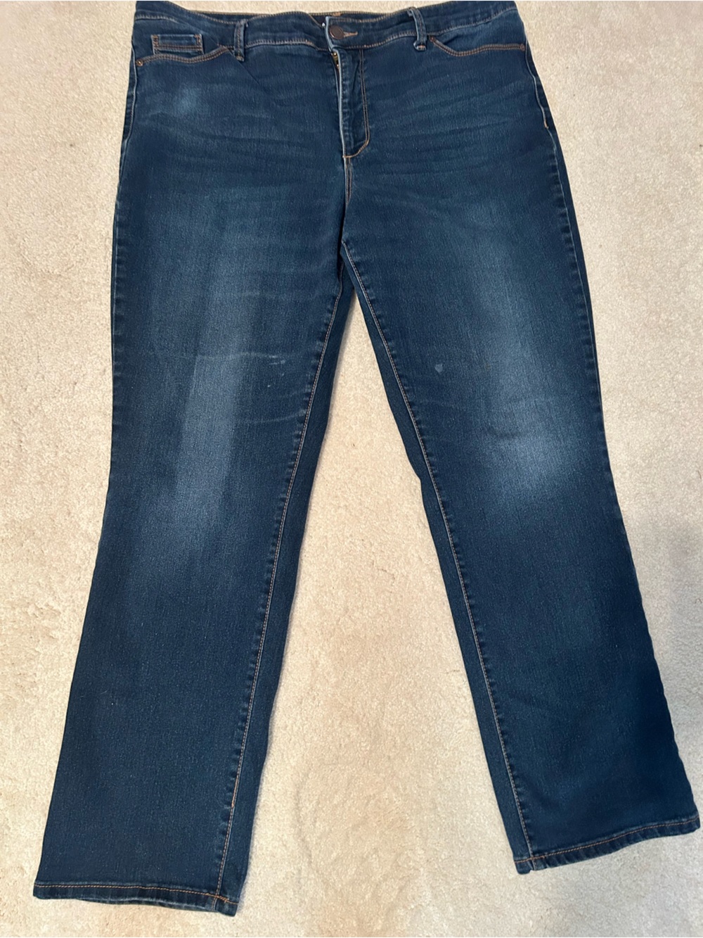 Bandolino Indigo Straight Leg Amy Jeans